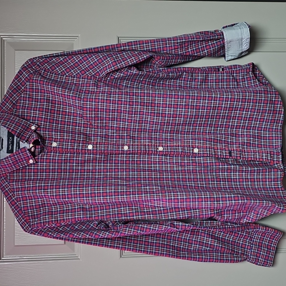 Nautica Men's button down dress shirt Size Large
